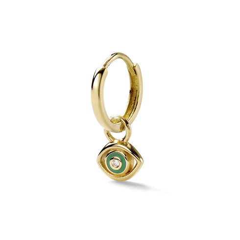 Diamond Devil's Eye Stud Earrings - ROUTINE FASHION